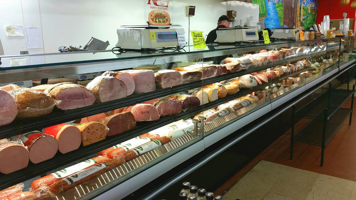 Full Best Shot of deli case Italian Food Italian Market Rubino’s Italian Foods