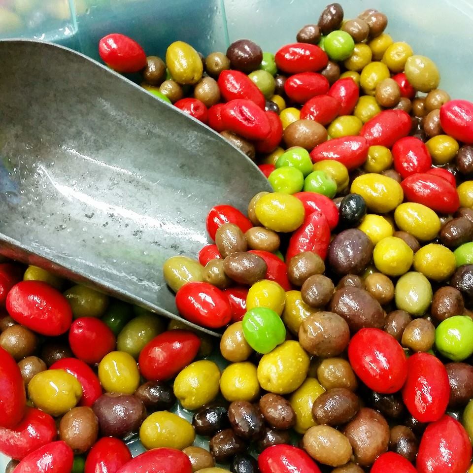 olives red and green Italian Food Italian Market Rubino’s